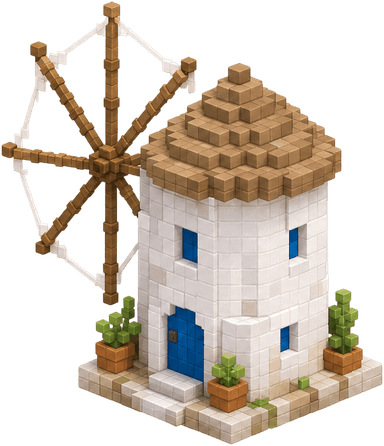 Voxel windmill